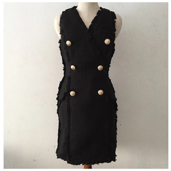 ❤️ The TRAICI Tweed Double Breasted Dress - Picture 3 of 8